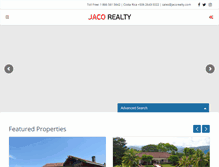 Tablet Screenshot of jacorealty.com